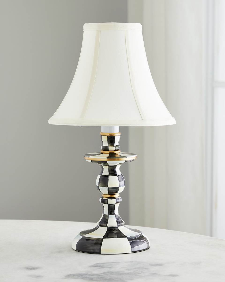 Courtly Check 17" Candlestick Lamp